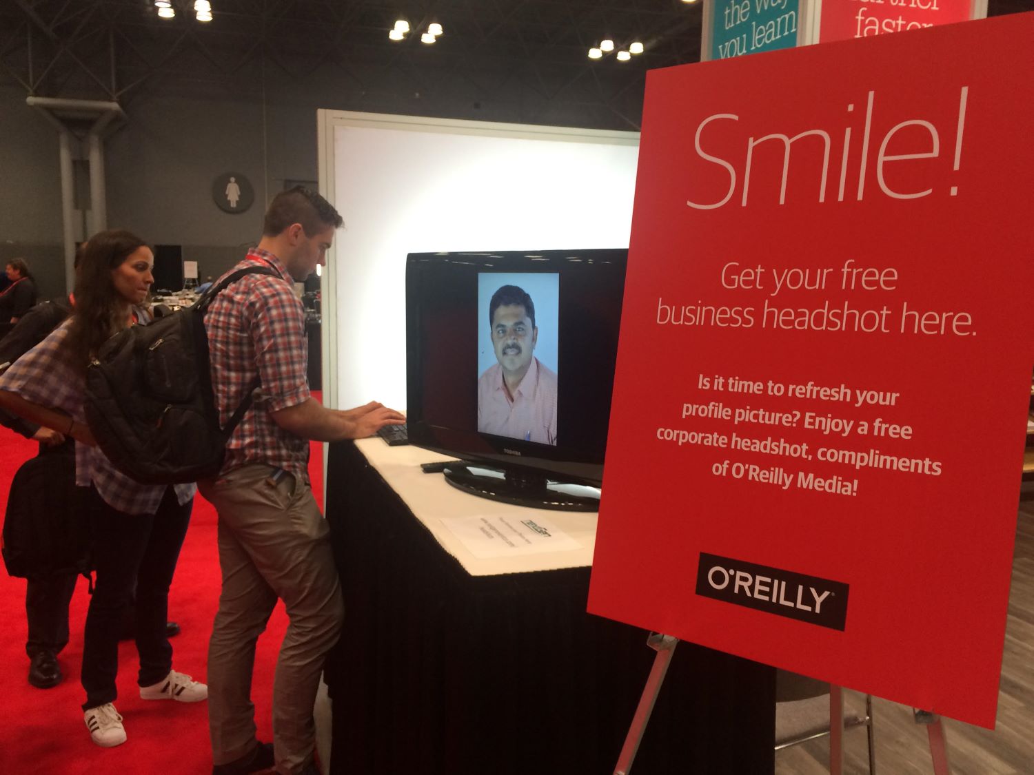 headshot photo booth at corporate events