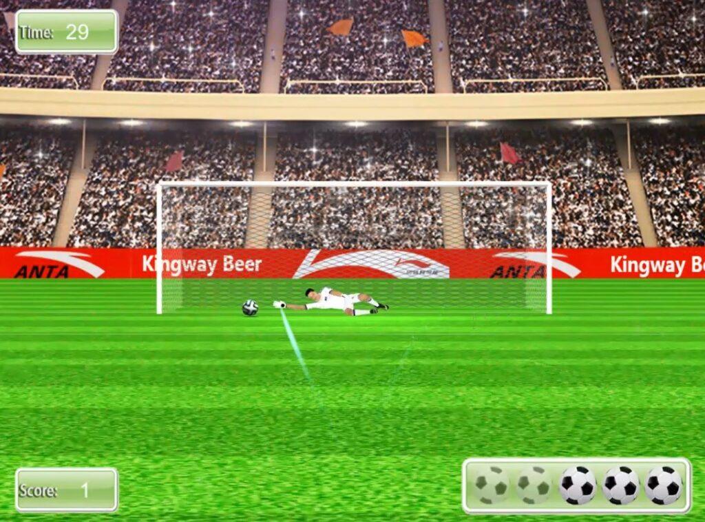 penalty kick - virtual goalkeeper